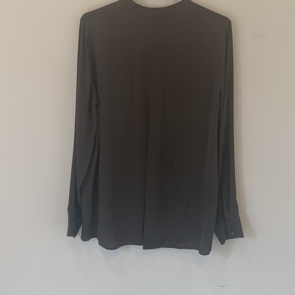 Vince Silk Button Down Shirt - Picture 4 of 12